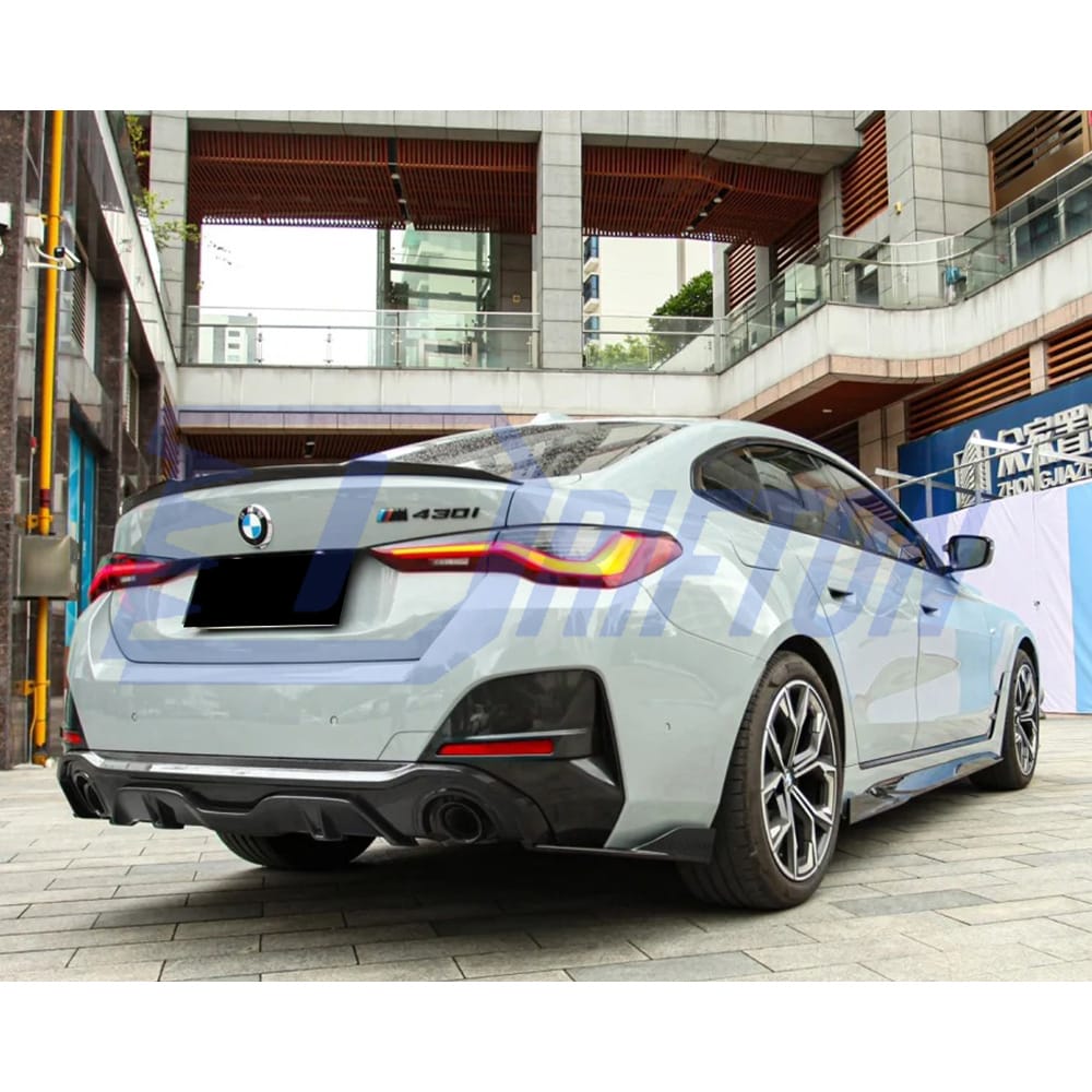 M Style Dry Carbon Fiber Trunk Spoiler Rear Wing For BMW 4 Seires G22 G82 2021-2024