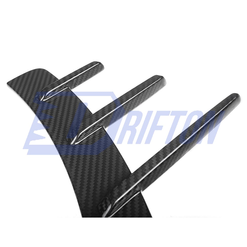 SQ Style Dry Carbon Fiber Front Fender Trim For BMW 4 Seires G22 G23 2021-2024