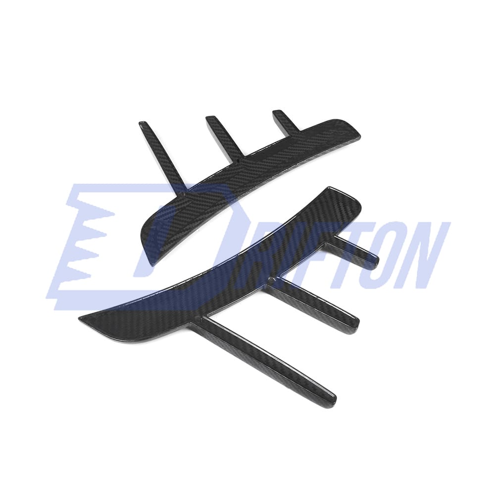 SQ Style Dry Carbon Fiber Front Fender Trim For BMW 4 Seires G22 G23 2021-2024