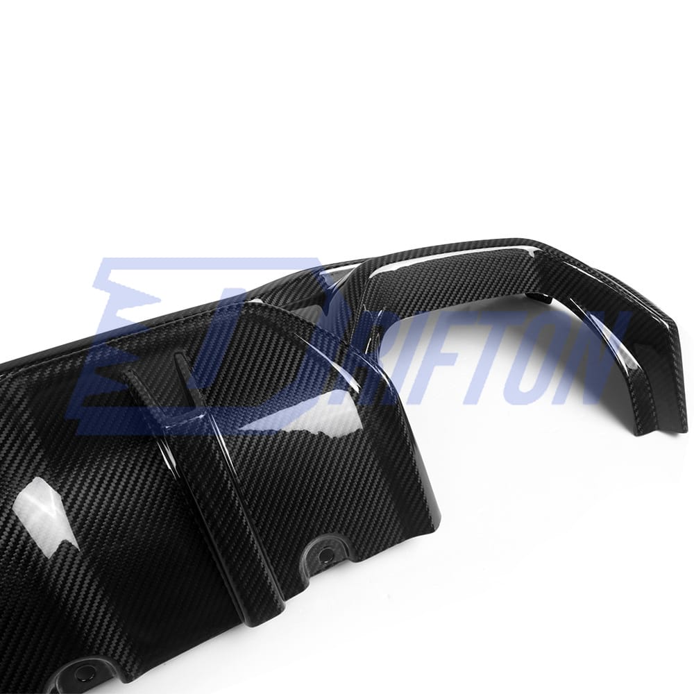 SQ Style Dry Carbon Fiber Rear Diffuser For BMW 4 Seires G22 G23 2021-2024