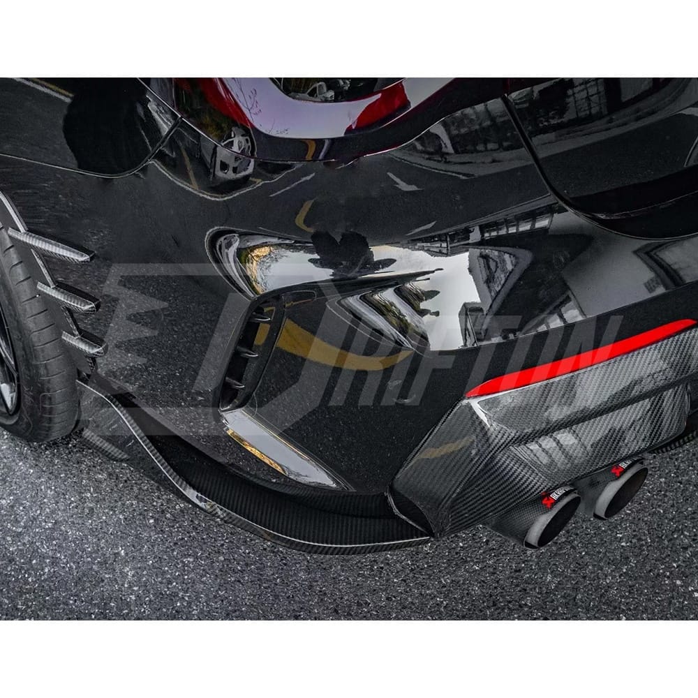 SQ Style Dry Carbon Fiber Rear Diffuser For BMW 4 Seires G22 G23 2021-2024