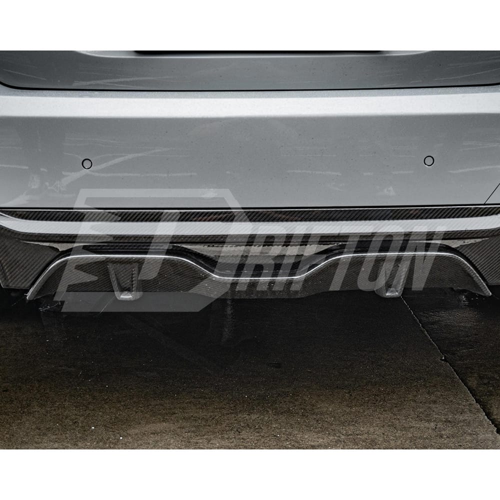 SQ Style Dry Carbon Fiber Rear Diffuser (For Mono Tips) For BMW 4 Seires G26 2021-2024