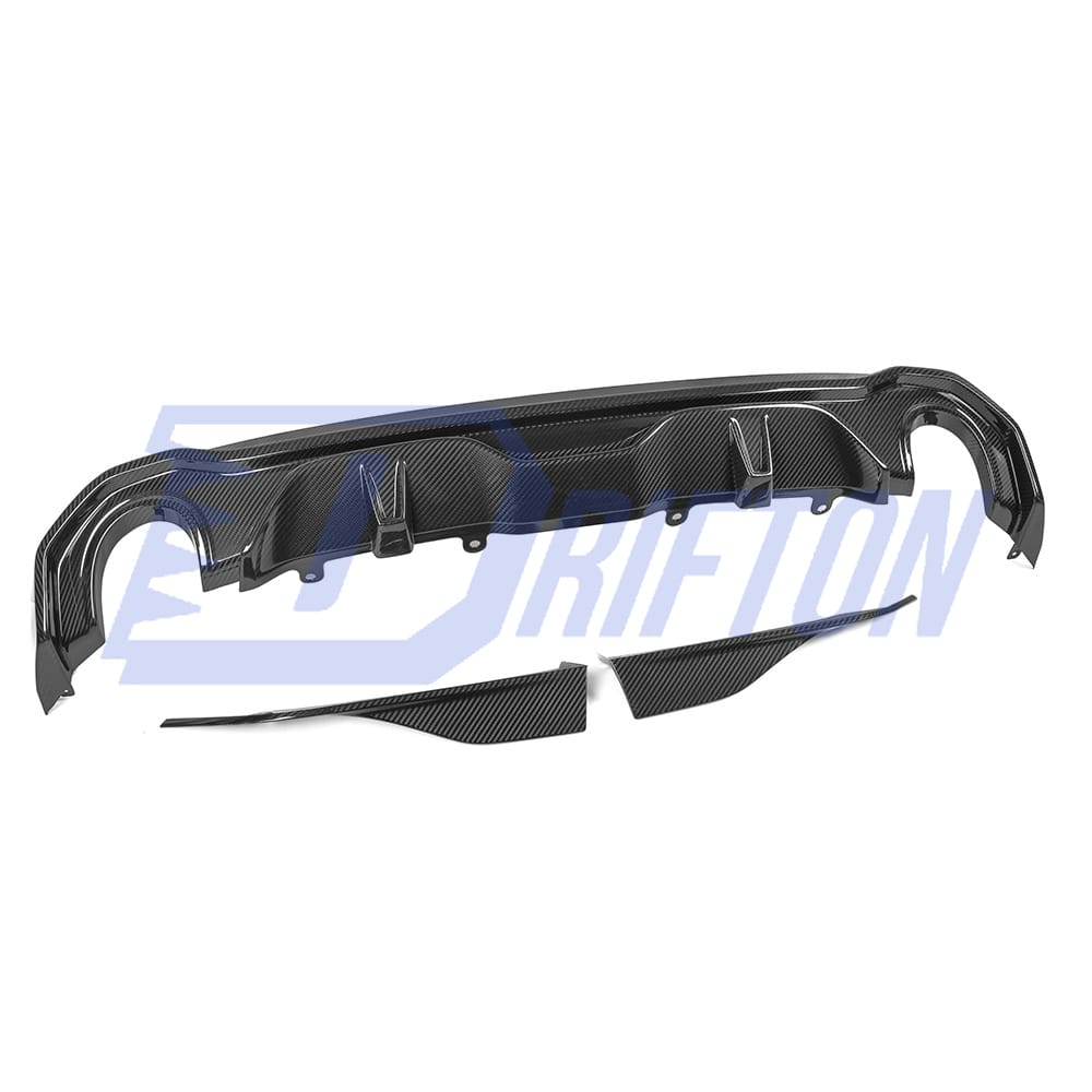 SQ Style Dry Carbon Fiber Rear Diffuser (For Mono Tips) For BMW 4 Seires G26 2021-2024