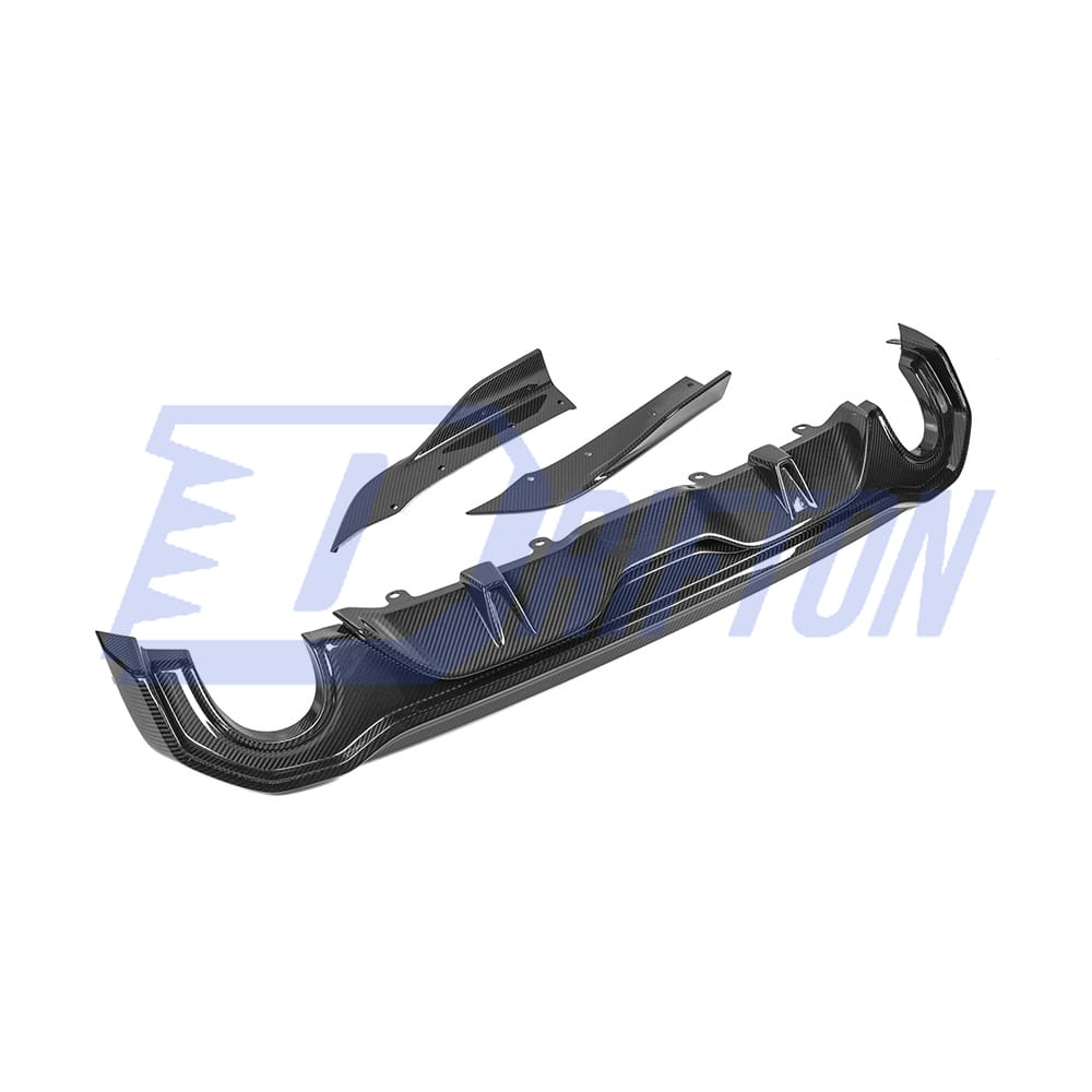SQ Style Dry Carbon Fiber Rear Diffuser (For Mono Tips) For BMW 4 Seires G26 2021-2024