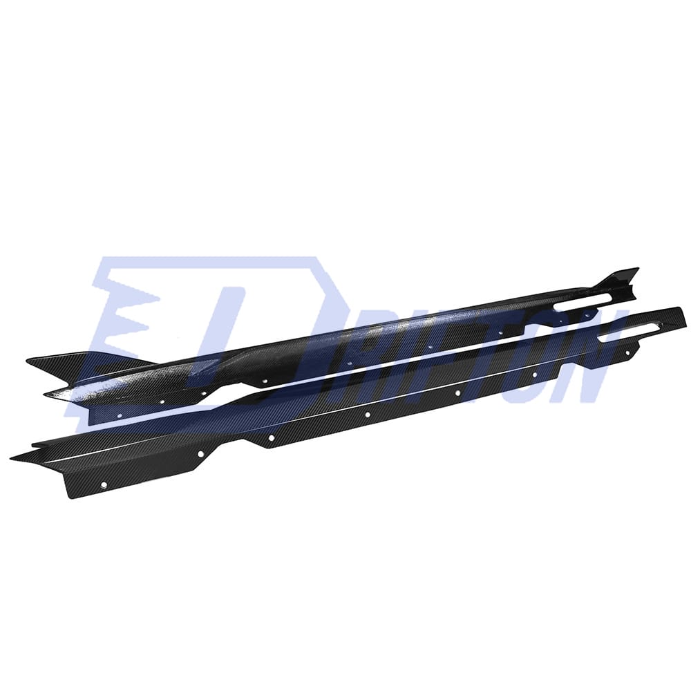 SQ Style Dry Carbon Fiber Side Skirt For BMW 4 Seires G22 G23 2021-2024