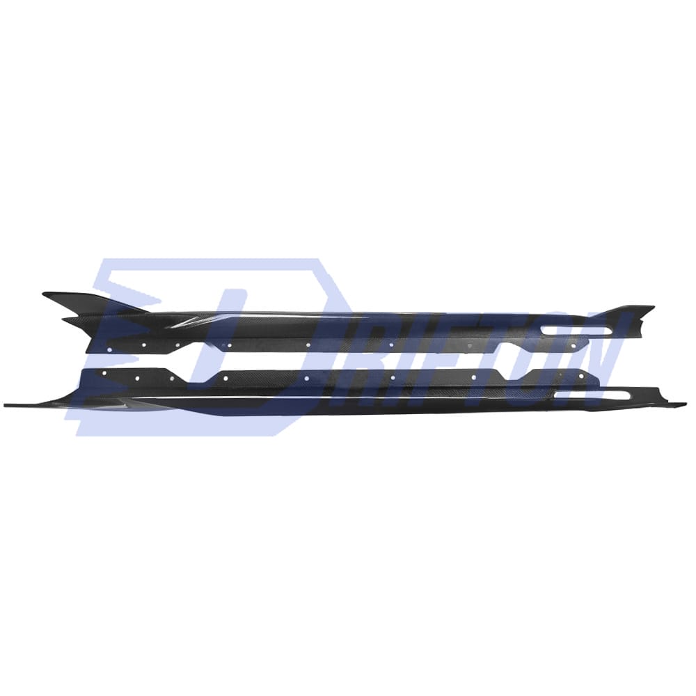 SQ Style Dry Carbon Fiber Side Skirt For BMW 4 Seires G22 G23 2021-2024