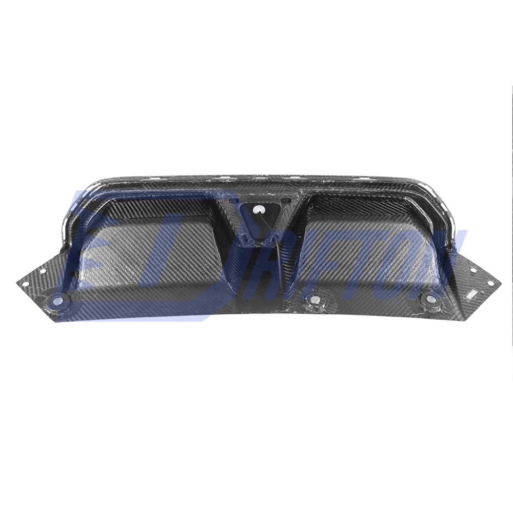 CS Style Dry Carbon Fiber Rear Diffuser With LED Brake Light For BMW 5 Series F90 M5 2017-2023