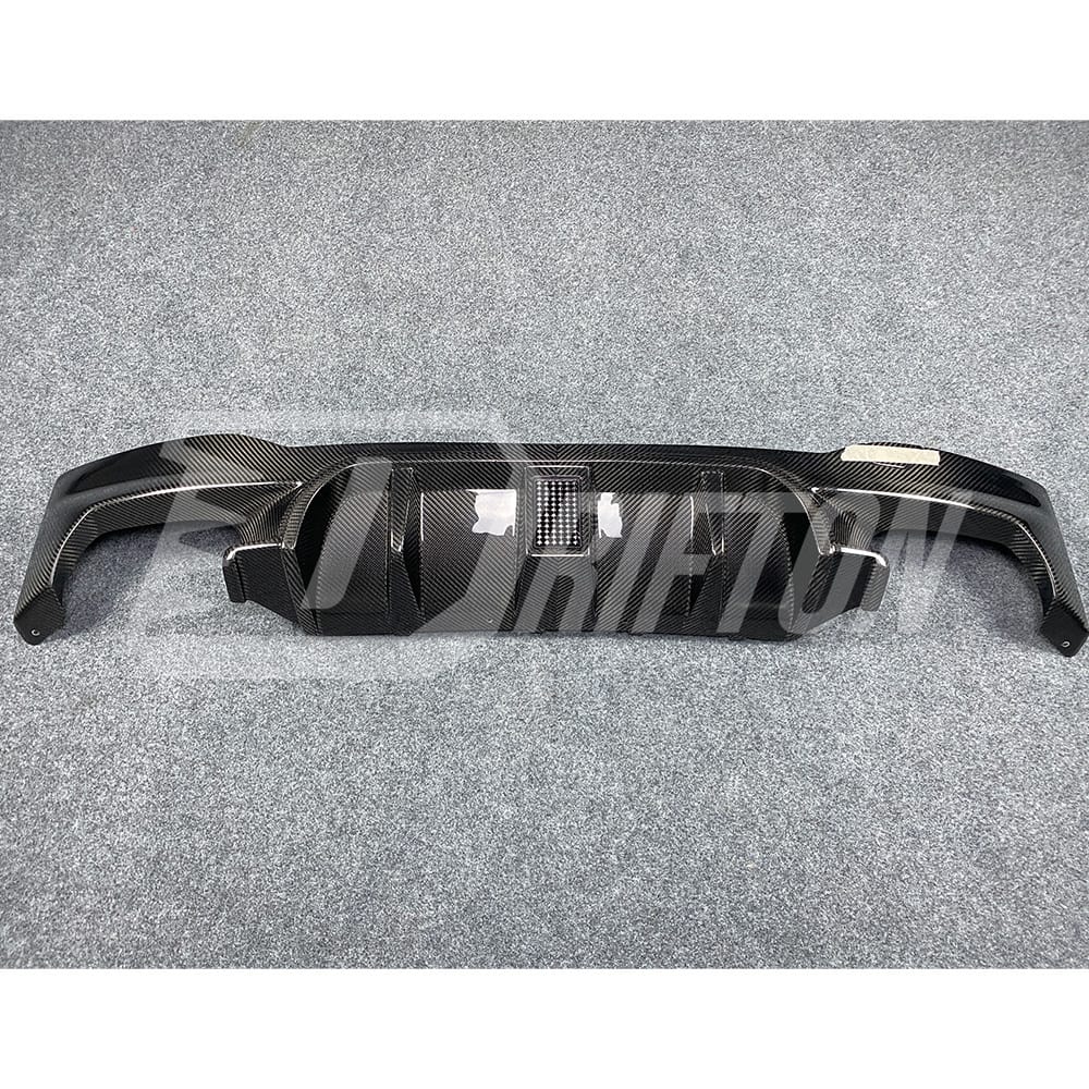 Carbon Fiber Rear Diffuser With LED Light For BMW 5 Series F90 M5 2017-2023