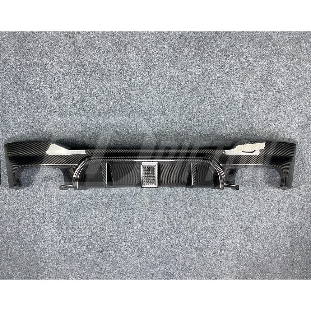 Dry Carbon Fiber Rear Diffuser With LED Light For BMW 5 Series F90 M5 2017-2023