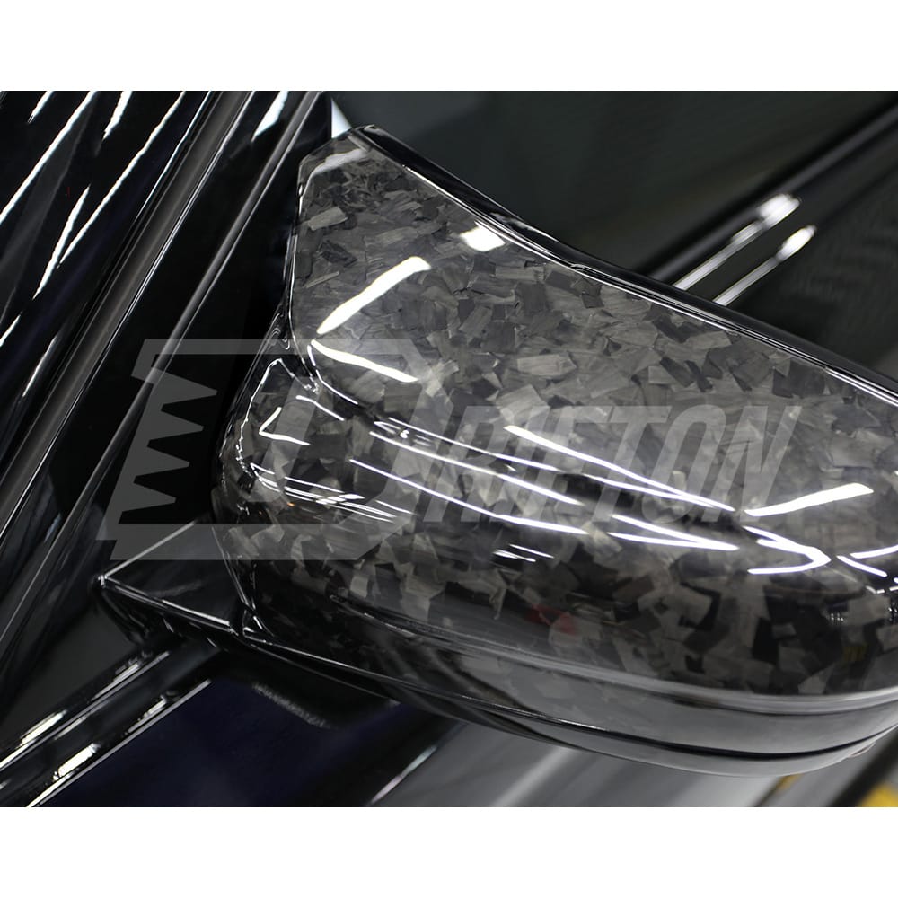 Forged Dry Carbon Fiber Replacement Side Mirror Cover For BMW 5 Series F90 M5 LHD RHD 2017-2023
