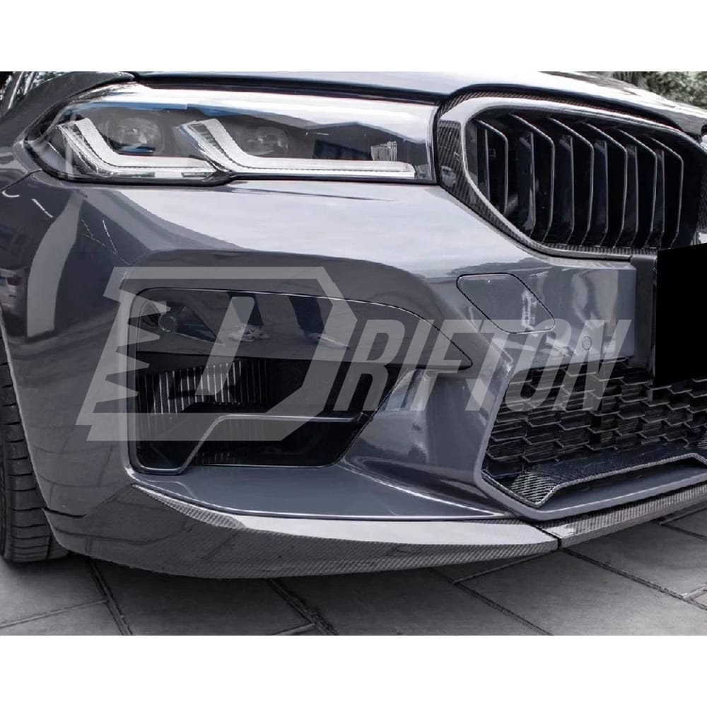 MP Style Carbon Fiber Front Lip For BMW 5 Series F90 M5 LCI 2020-2023