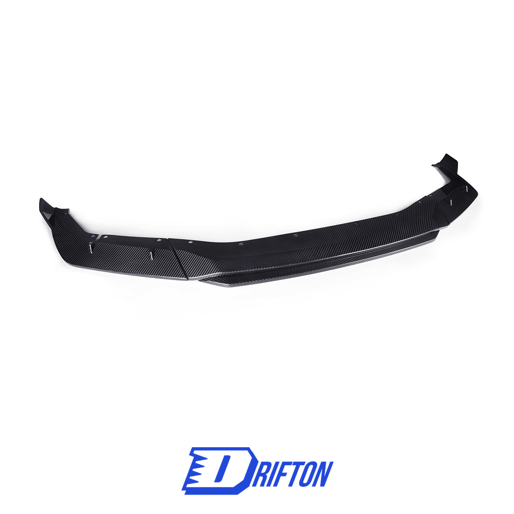 MT Style Dry Carbon Fiber Front Lip For BMW 5 Series F90 M5 LCI 2020-2023