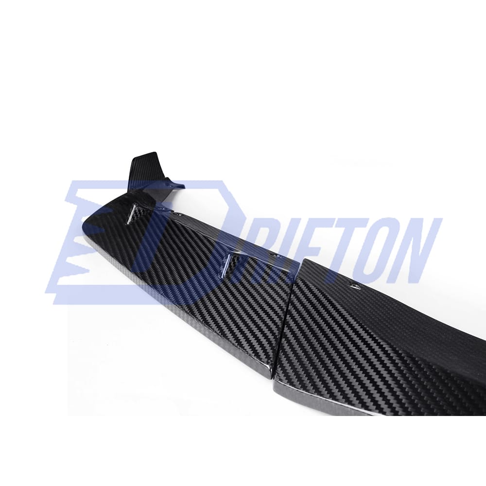 MT Style Dry Carbon Fiber Front Lip For BMW 5 Series F90 M5 LCI 2020-2023