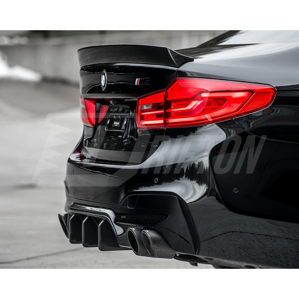 Mode Style Carbon Fiber Rear Diffuser For BMW 5 Series F90 M5 2017-2023