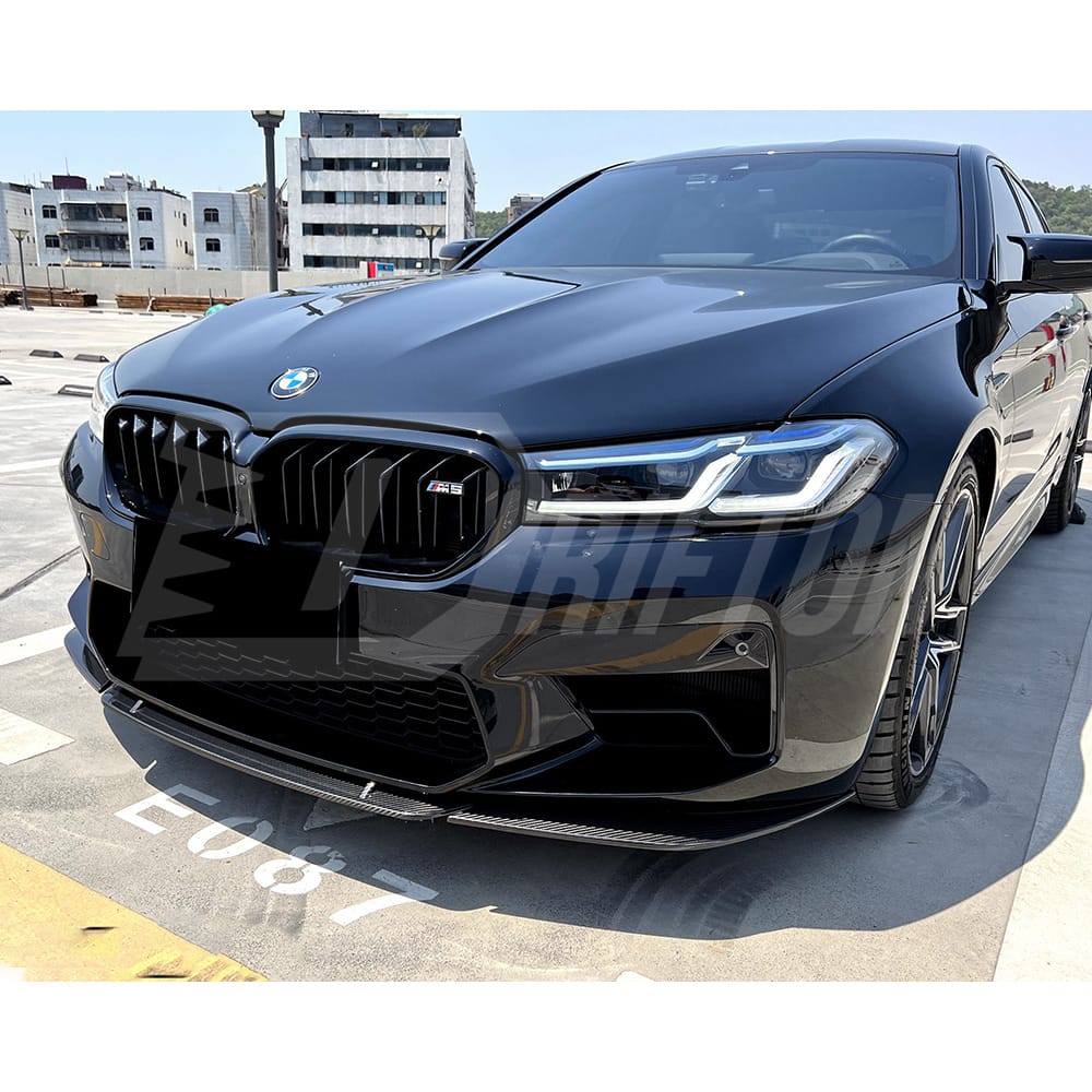 ST Style Dry Carbon Fiber Front Lip For BMW 5 Series F90 M5 LCI 2020-2023