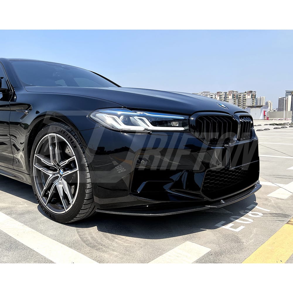 ST Style Dry Carbon Fiber Front Lip For BMW 5 Series F90 M5 LCI 2020-2023