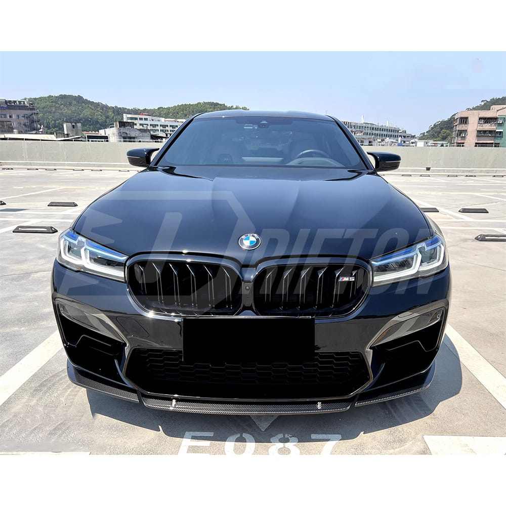 ST Style Dry Carbon Fiber Front Lip For BMW 5 Series F90 M5 LCI 2020-2023