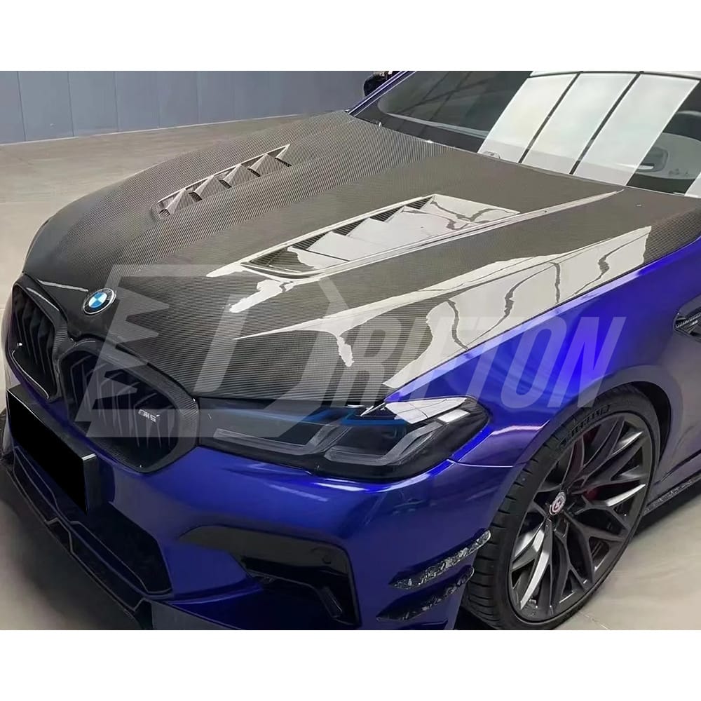 V Style Carbon Fiber Hood For BMW 5 Series F90 M5 G30 2017-2023
