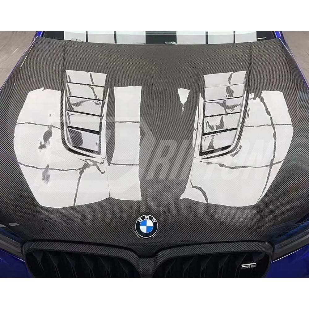 V Style Carbon Fiber Hood For BMW 5 Series F90 M5 G30 2017-2023