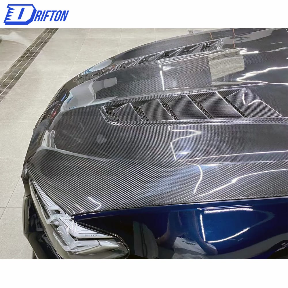 V Style Dry Carbon Fiber Hood For BMW 5 Series F90 M5 G30 2017-2023