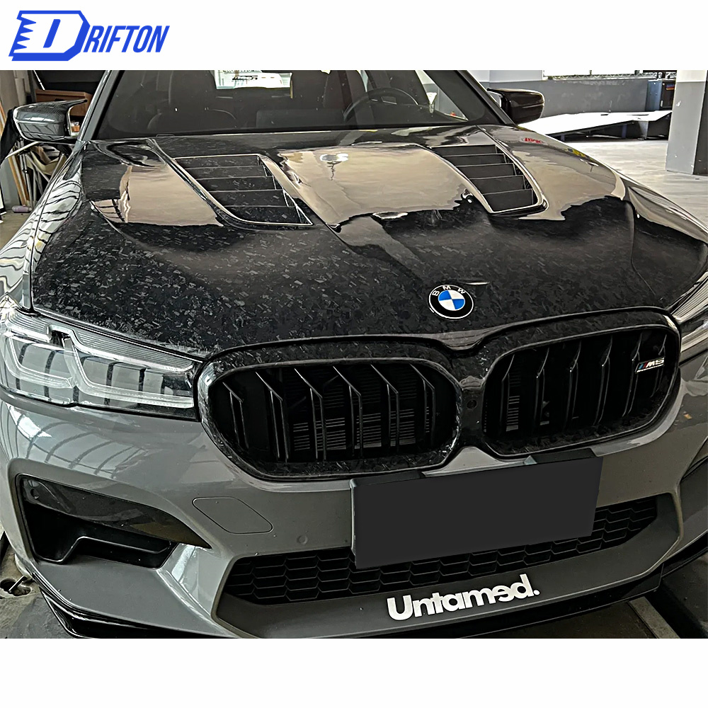 V Style Forged Dry Carbon Fiber Hood For BMW 5 Series F90 M5 G30 2017-203