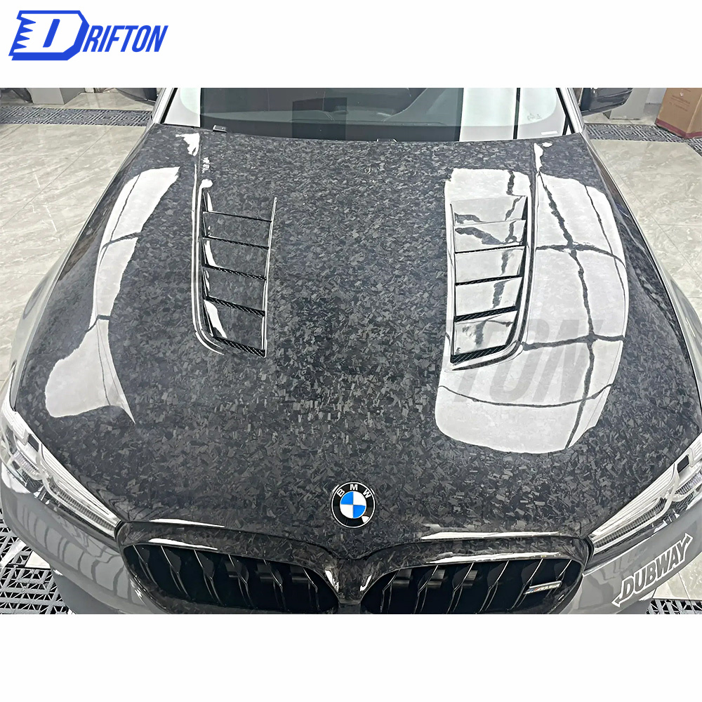 V Style Forged Dry Carbon Fiber Hood For BMW 5 Series F90 M5 G30 2017-203