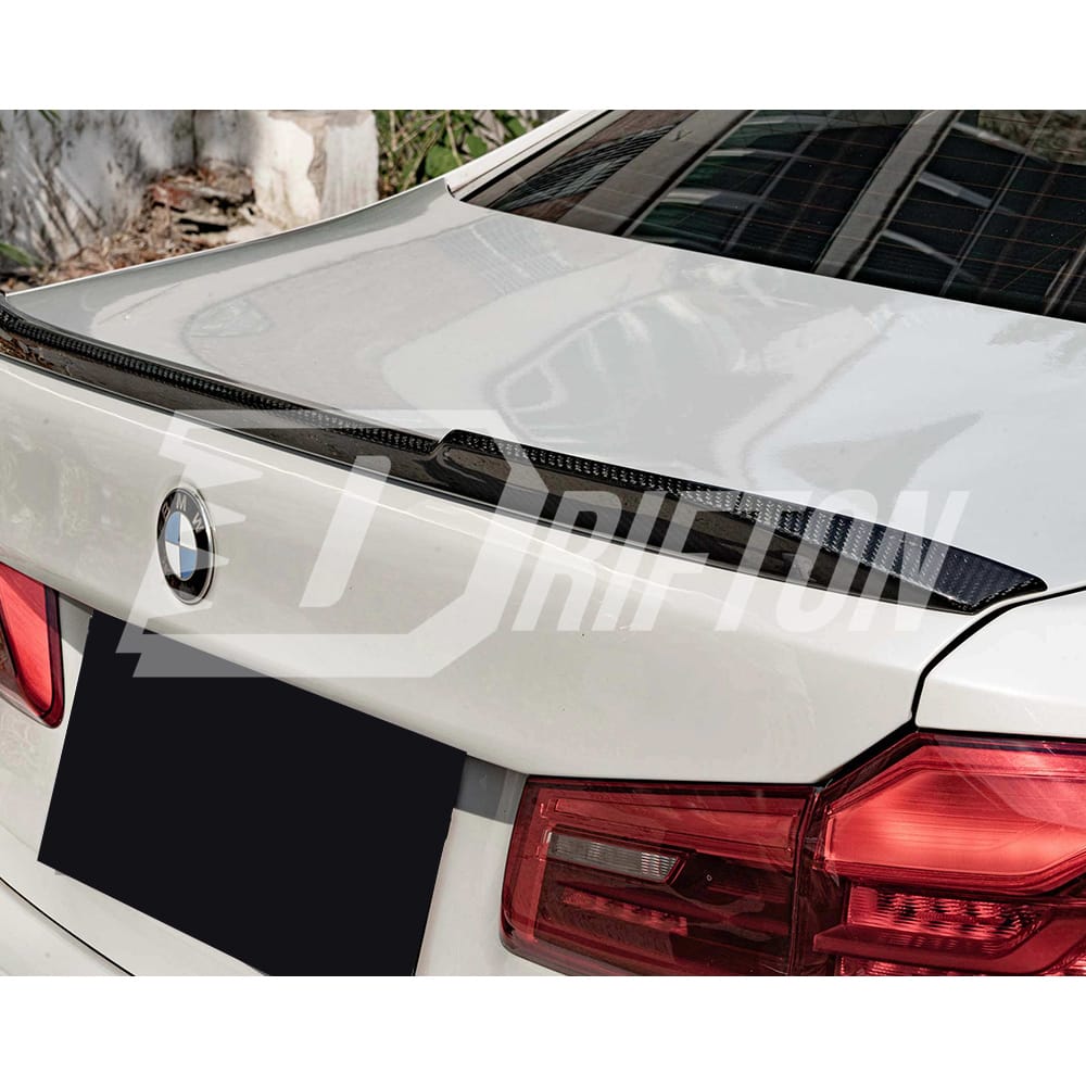 CS Style Dry Carbon Fiber Rear Spoiler Trunk Wing For BMW 5 Series G30 G38 F90 M5 2017-2023