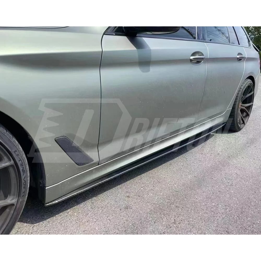 MP Style Carbon Fiber Side Skirt For BMW 5 Series G30 G38 2017-2023