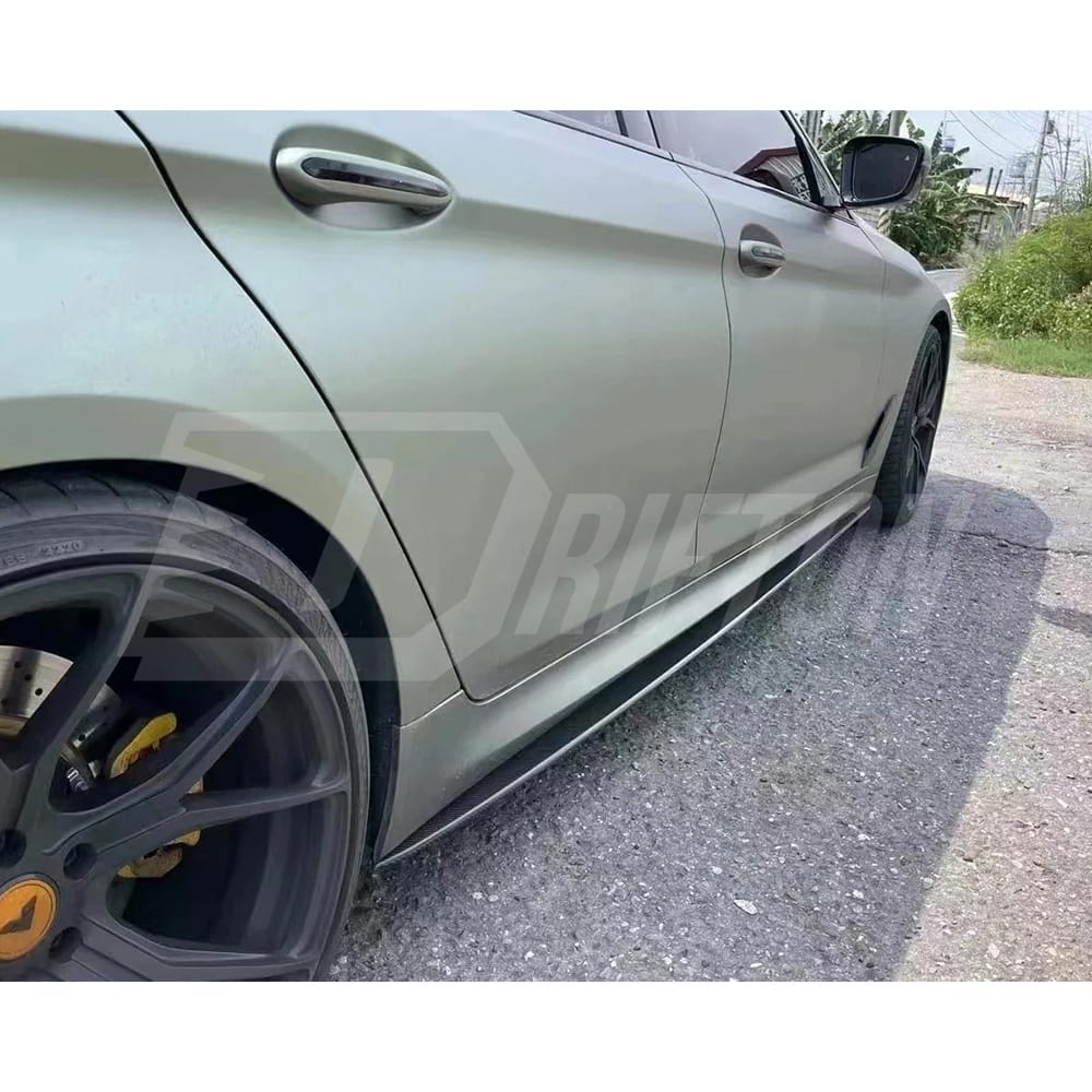 MP Style Carbon Fiber Side Skirt For BMW 5 Series G30 G38 2017-2023