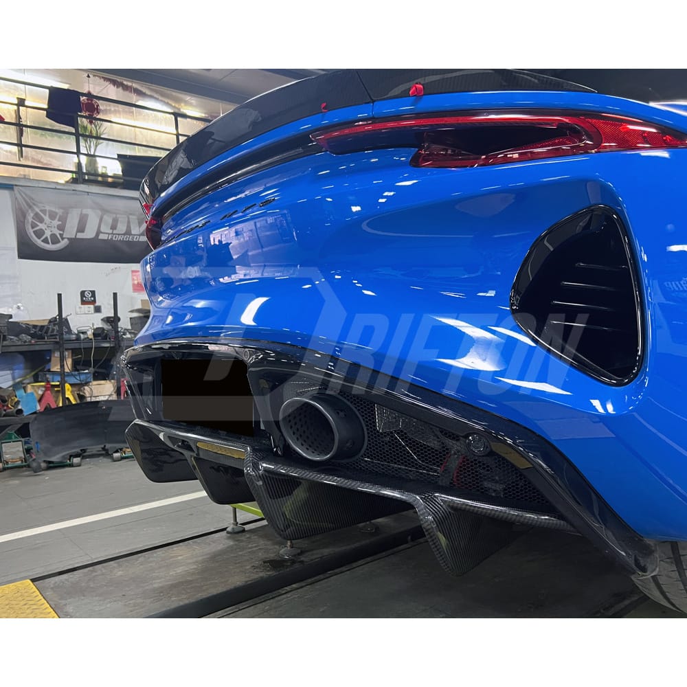 OD Style Dry Carbon Fiber Rear Spoiler For Lotus Emira Trunk Boot Lid Wing