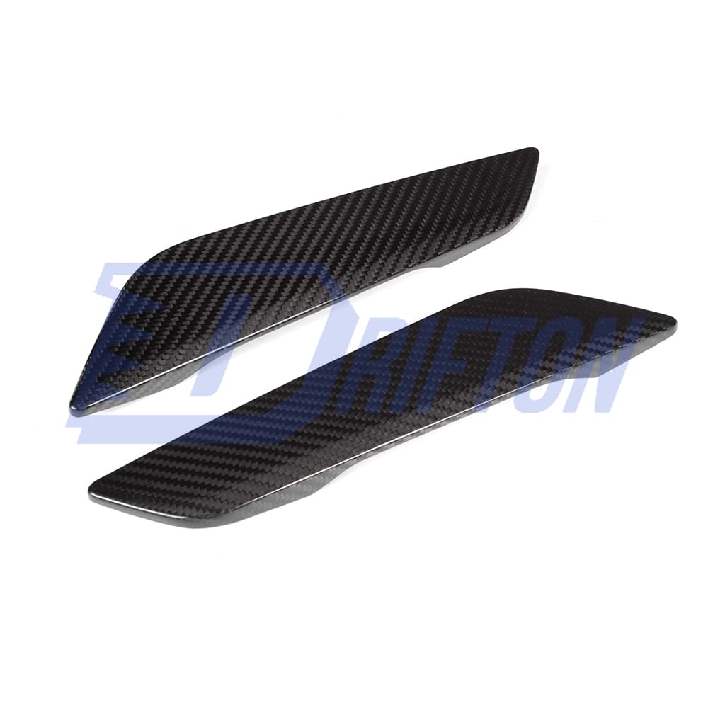 Dry Carbon Fiber Fender Vent Cover Trim For BMW 5 Series G30 G38 2017-2023