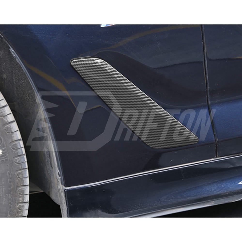 Dry Carbon Fiber Fender Vent Cover Trim For BMW 5 Series G30 G38 2017-2023