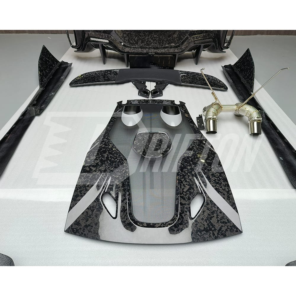 Contact us to get professional assistance & order. Features: • High-tech production line(3D Scanning→3Ddesign→3D printing→CNC mold→Tests) • High fitting accuracy • Made by Real Carbon Fiber material • 3K/6K/12K Plain/Twill/Forged Carbon Fiber Weave Finished Option • Glossy & Matte Finishing, UV Protection From Fading • Carefully Packaged by Carton Box with Wooden Frame • Global shipping by air & sea • Any products produce by DRIFTON will offer after-sales support & guarantee