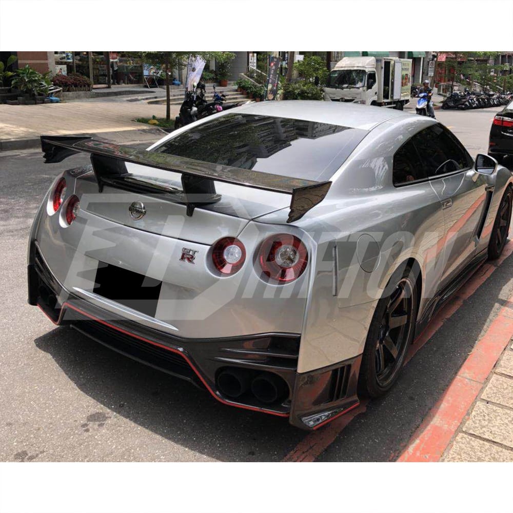 Nismo Style Half Carbon Fiber Rear Bumper For Nissan R35 GTR 2008-2019