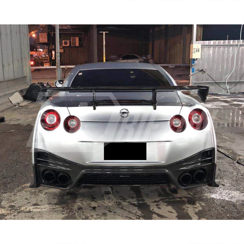 Nismo Style Half Carbon Fiber Rear Bumper For Nissan R35 GTR 2008-2019