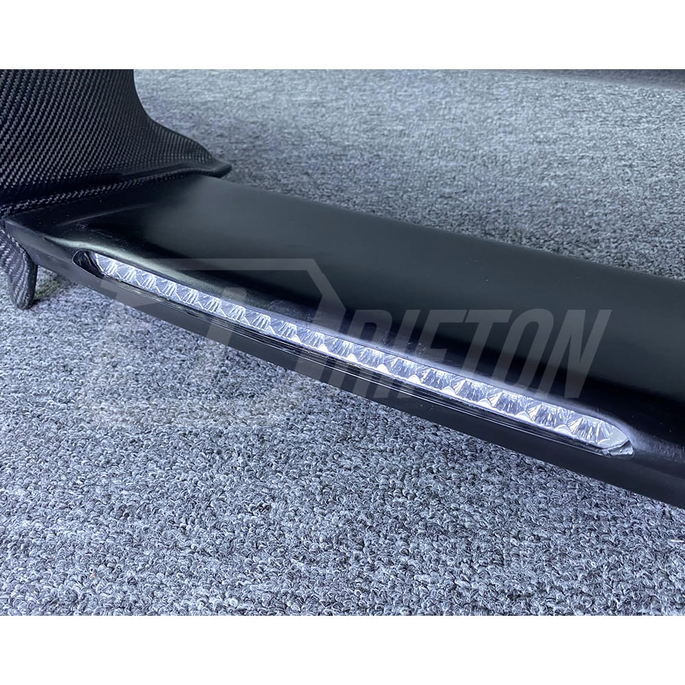 Contact us to get professional assistance & order. Features: • High-tech production line(3D Scanning→3Ddesign→3D printing→CNC mold→Tests) • High fitting accuracy • Made by Real Carbon Fiber material • 3K/6K/12K Plain/Twill/Forged Carbon Fiber Weave Finished Option • Glossy & Matte Finishing, UV Protection From Fading • Carefully Packaged by Carton Box with Wooden Frame • Global shipping by air & sea • Any products produce by DRIFTON will offer after-sales support & guarantee