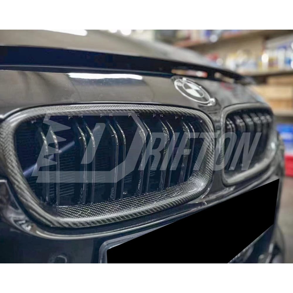 Carbon Fiber Front Grille For BMW M3 M4 F80 F82 F83 2014-2020