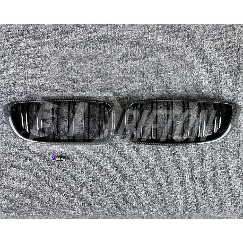 Carbon Fiber Front Grille For BMW M3 M4 F80 F82 F83 2014-2020