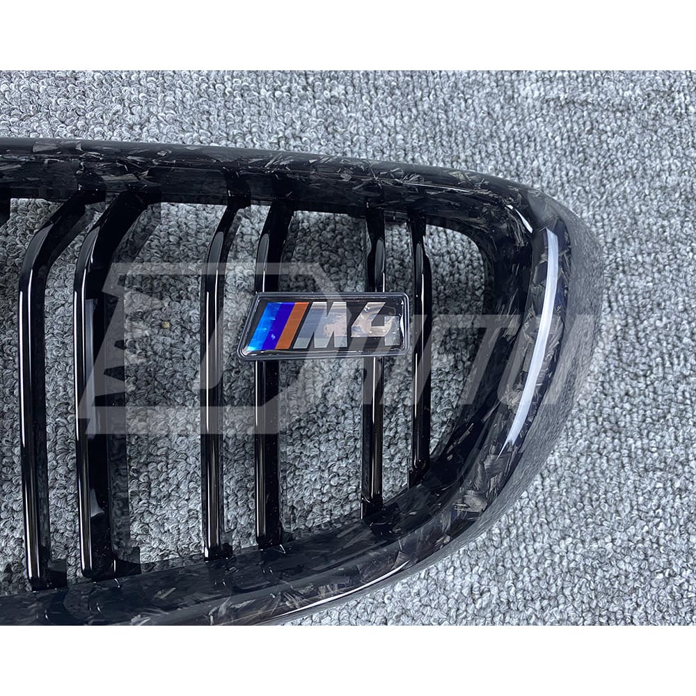 Forged Carbon Fiber Front Grille For BMW M3 M4 F80 F82 F83 2014-2020