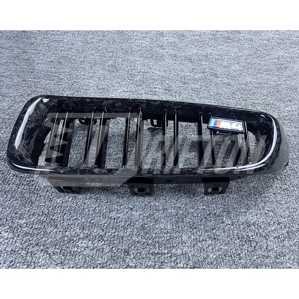 Forged Carbon Fiber Front Grille For BMW M3 M4 F80 F82 F83 2014-2020