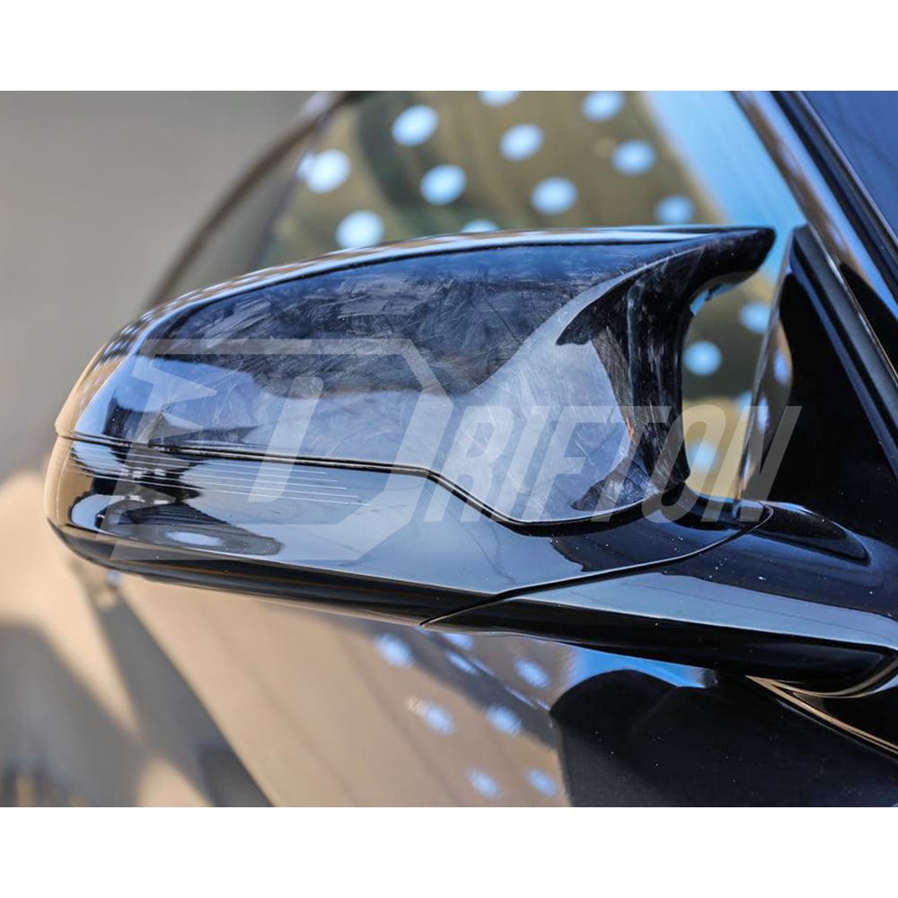 Forged Dry Carbon Fiber Mirror Caps Replacement For BMW M3 M4 F80 F82 F83 LHD RHD 2014-2020