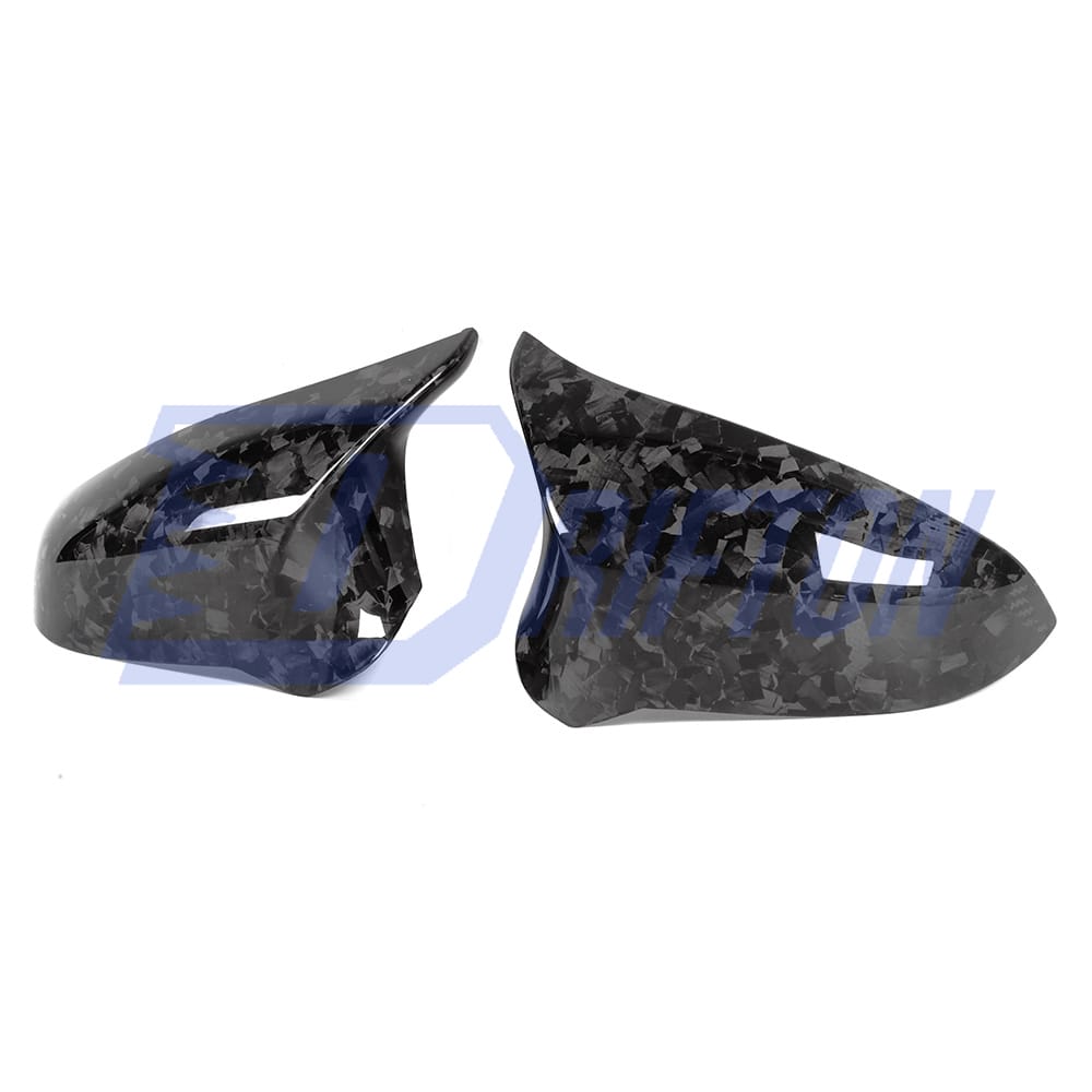Forged Dry Carbon Fiber Mirror Caps Replacement For BMW M3 M4 F80 F82 F83 LHD RHD 2014-2020