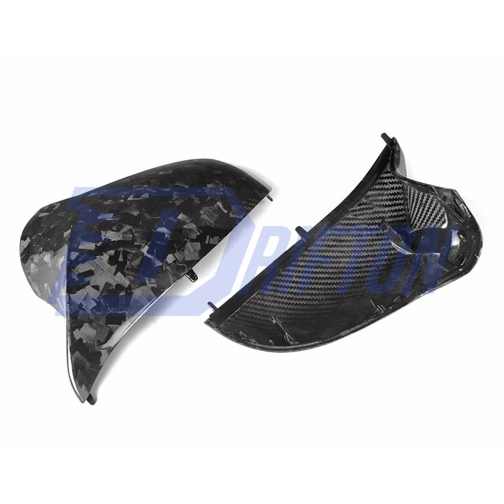Forged Dry Carbon Fiber Mirror Caps Replacement For BMW M3 M4 F80 F82 F83 LHD RHD 2014-2020