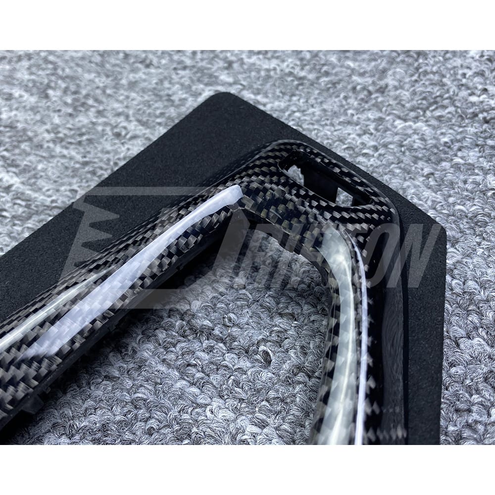Carbon Fiber Shift Console Trim Cover For BMW M3 M4 F80 F82 F83 2014-2020
