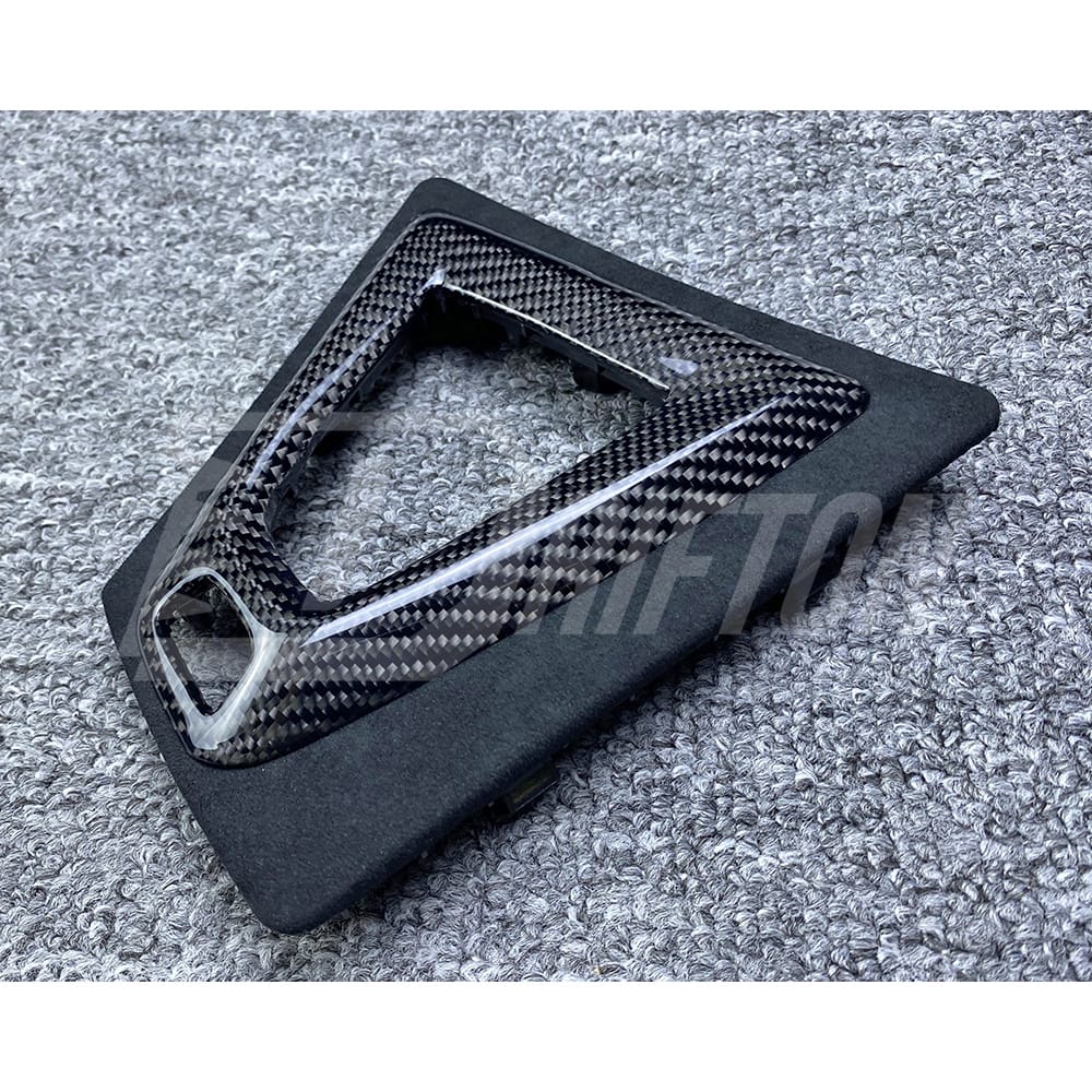 Carbon Fiber Shift Console Trim Cover For BMW M3 M4 F80 F82 F83 2014-2020