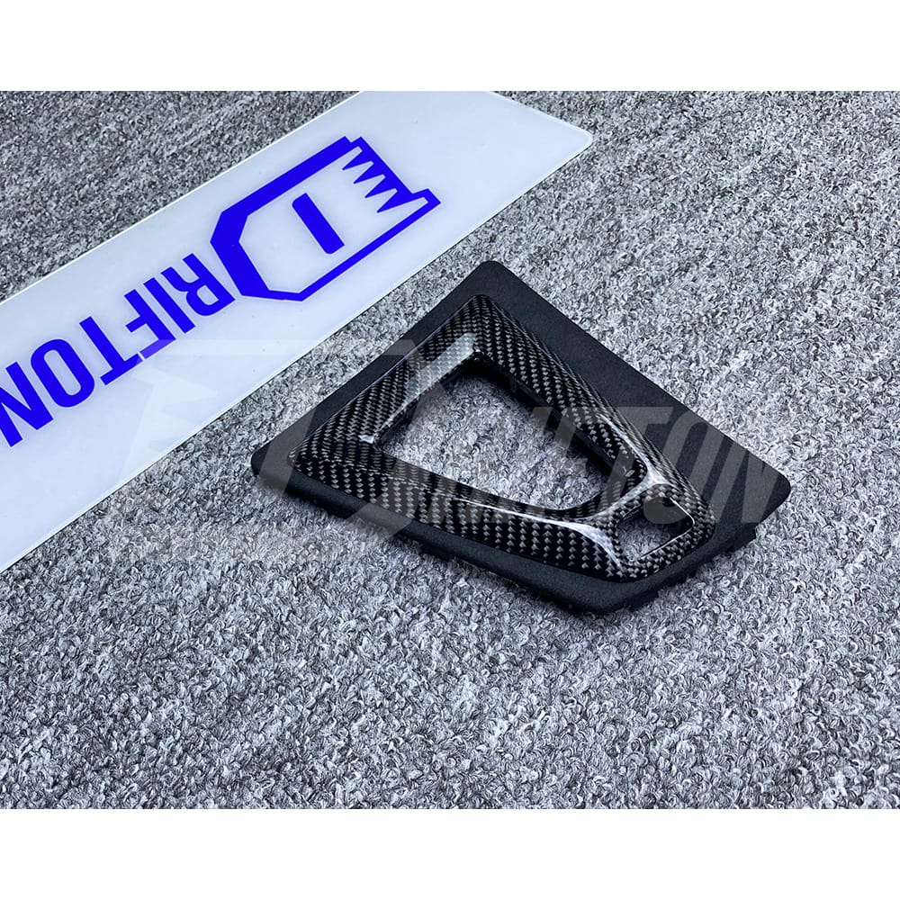 Carbon Fiber Shift Console Trim Cover For BMW M3 M4 F80 F82 F83 2014-2020