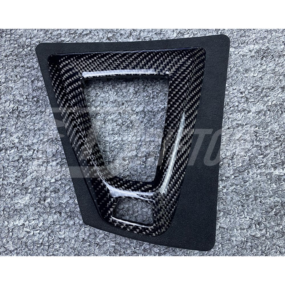 Carbon Fiber Shift Console Trim Cover For BMW M3 M4 F80 F82 F83 2014-2020
