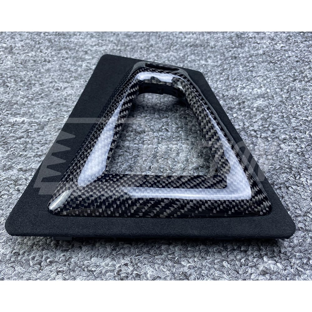 Carbon Fiber Shift Console Trim Cover For BMW M3 M4 F80 F82 F83 2014-2020