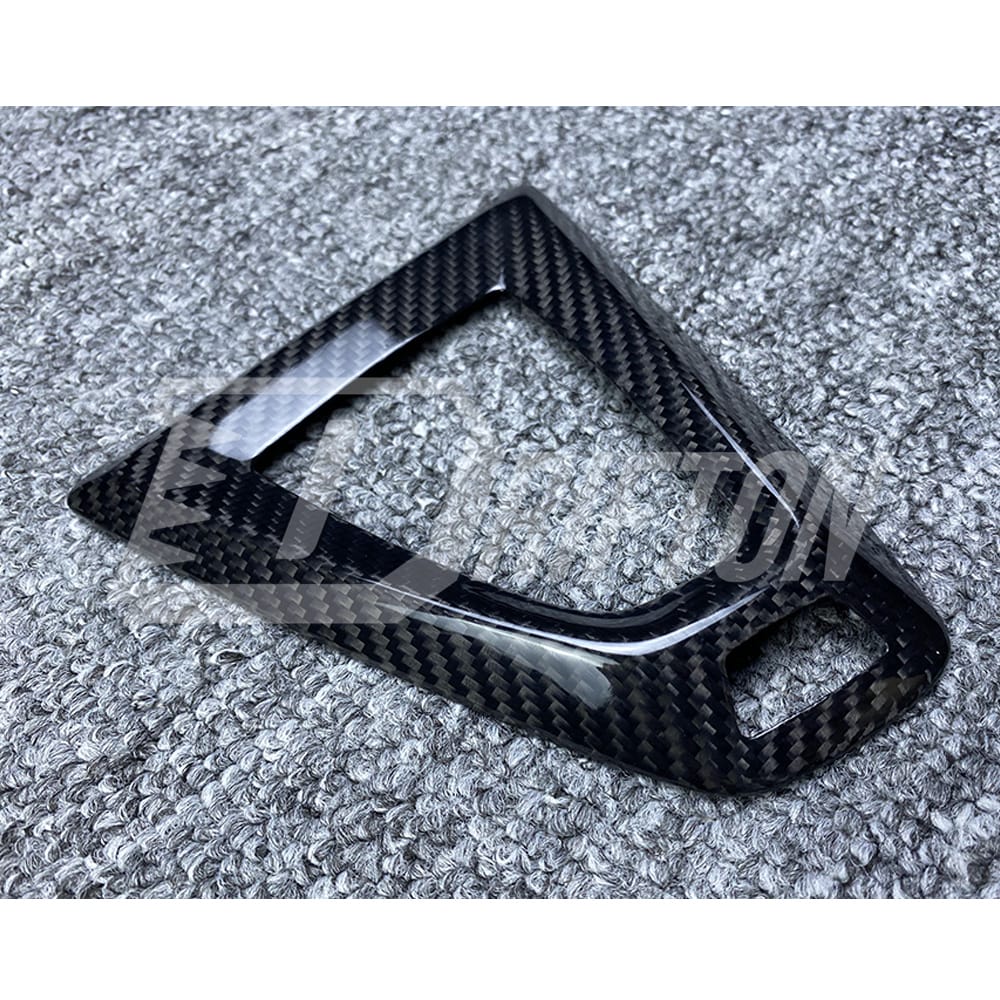 Dry Carbon Fiber Shift Console Trim Cover For BMW M3 M4 F80 F82 2014-2020