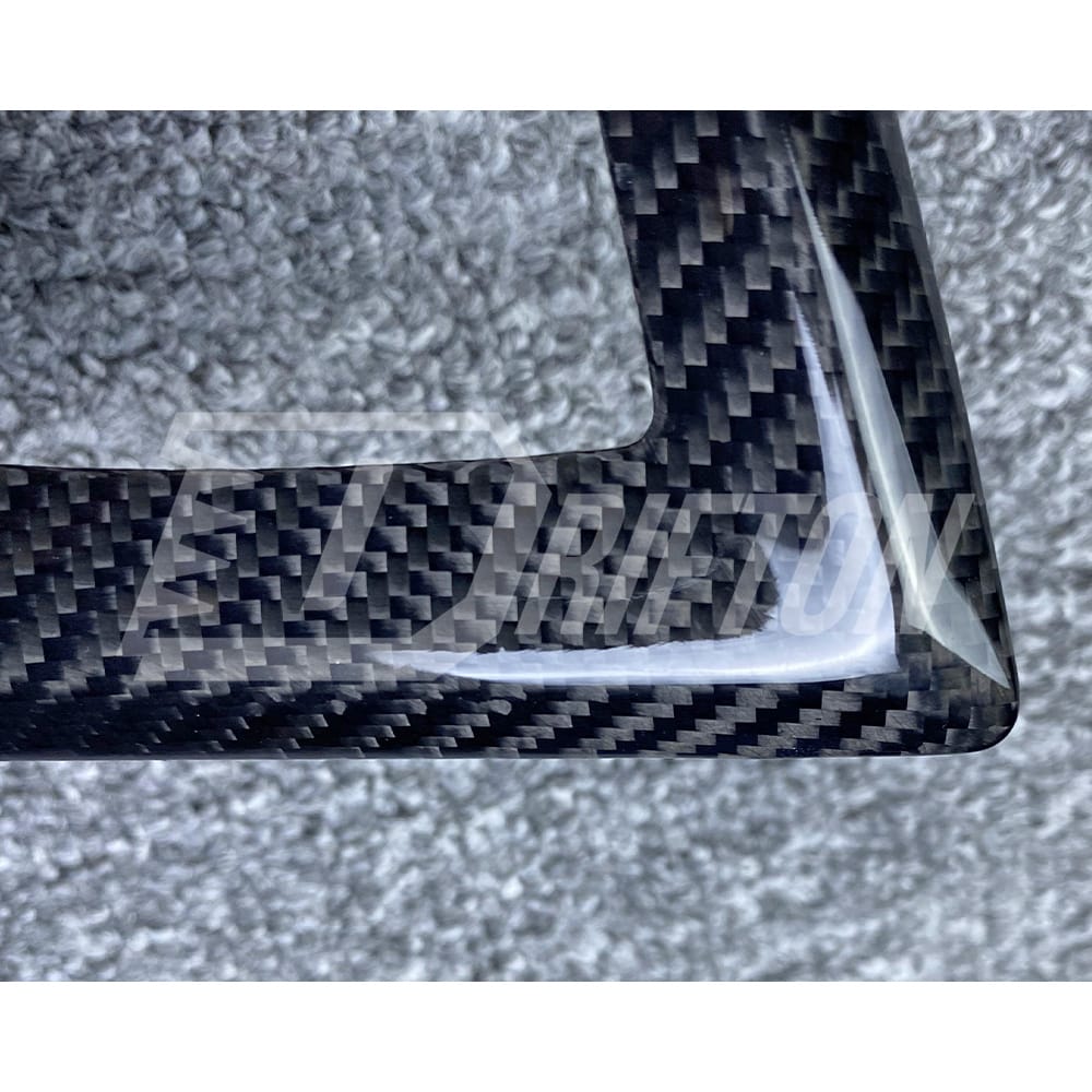 Dry Carbon Fiber Shift Console Trim Cover For BMW M3 M4 F80 F82 2014-2020